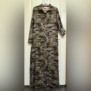 Camo jacket or kimono small